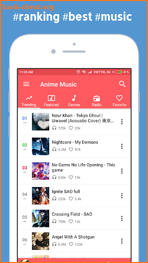 Anime Music screenshot