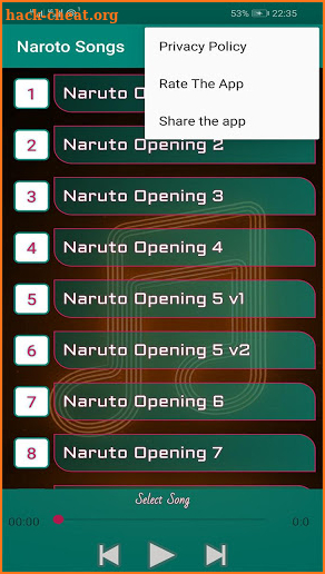 Anime Music Offline:Naroto Songs screenshot