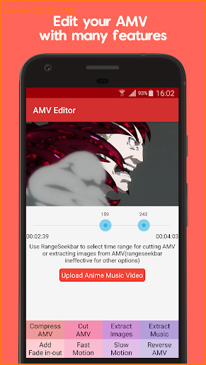 Anime Music Video Editor - AMV Editor screenshot