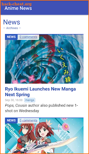 Anime News screenshot