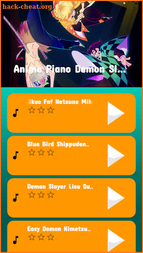 Anime Piano Demon Slayer Kimetsu Magic Tiles screenshot