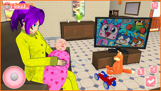 Anime Pregnant Mom Simulator 3D: Family Life Games screenshot