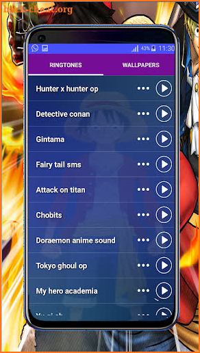 Anime Ringtones and Wallpapers - Anime Soundboard screenshot