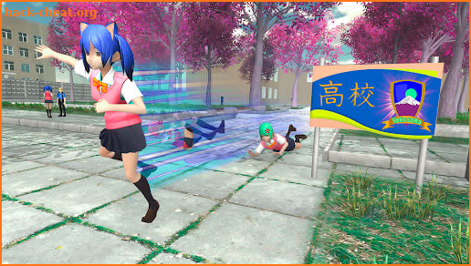 Anime Sakura High School Girl 3D screenshot