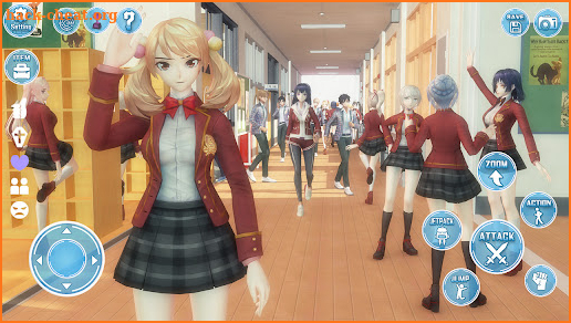 Anime School Girl Dating Sim screenshot