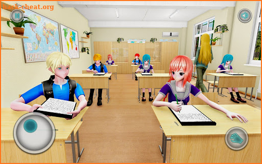 Anime School Girl Sim: High School Life Simulator screenshot