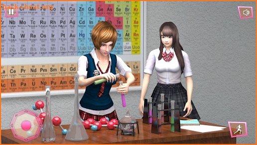 Anime School Girl Simulator High school Games 2020 screenshot