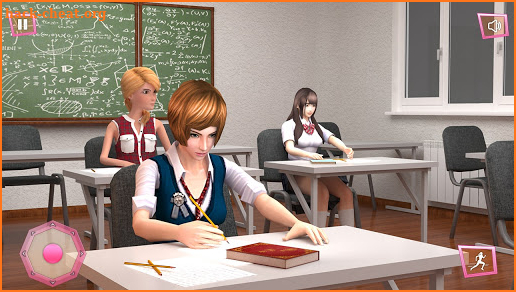 Anime School Girl Simulator High school Games 2020 screenshot