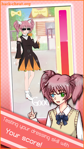 Anime School Girls Dress Up Games screenshot