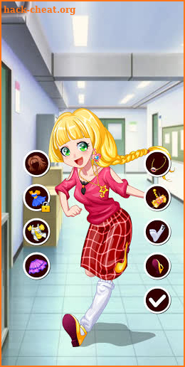 Anime Schoolgirl Dress Up Game screenshot