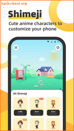 Anime Shimeji - anime widget customize your phone screenshot