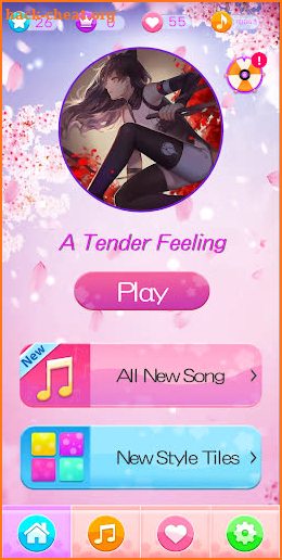 Anime Songs Piano Tiles - Pianist Rhythm Game screenshot