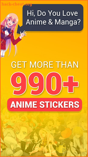Anime Stickers for WhatsApp (WASticker Apps) screenshot