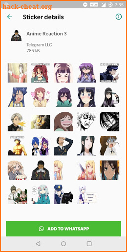 Anime Stickers Pack screenshot