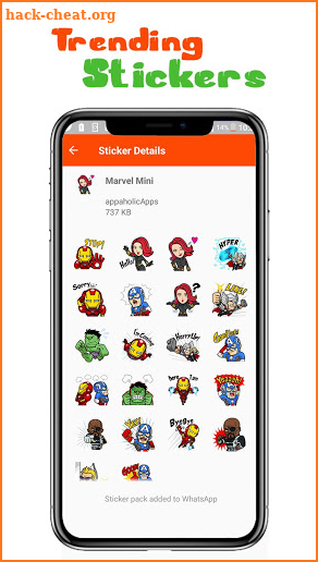 Anime Stickers Pack for WhatsApp (WAStickerApps) screenshot