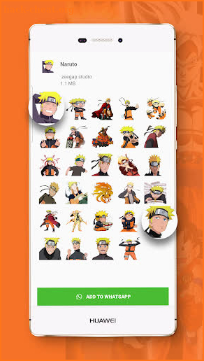Anime Stickers – WAStickerApps for WhatsApp screenshot