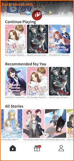 Anime Story Otome Game: Comino screenshot