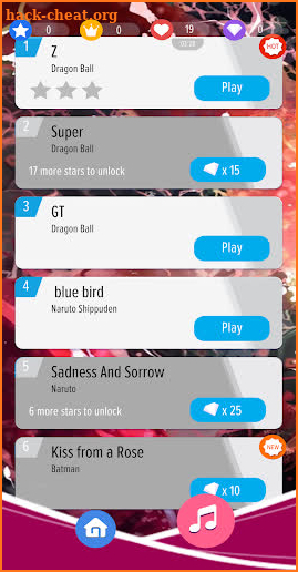 Anime Tap : Piano Songs screenshot