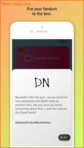 Anime Trivia: The ultimate anime quiz app screenshot