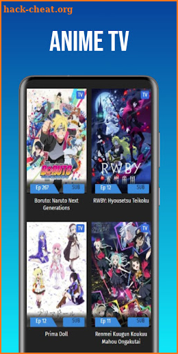 Anime tv online screenshot