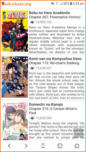 Anime.MangaMe! screenshot