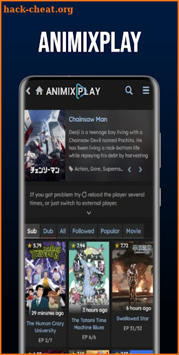Animixplay screenshot