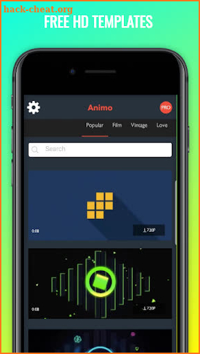 Animo - Intro Maker for YouTube Music Video Editor screenshot