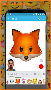 ANIMOJI IPHONEX emoji screenshot