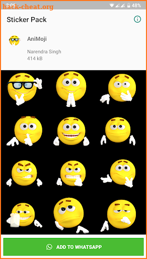 Animoji Stickers for WhatsApp screenshot