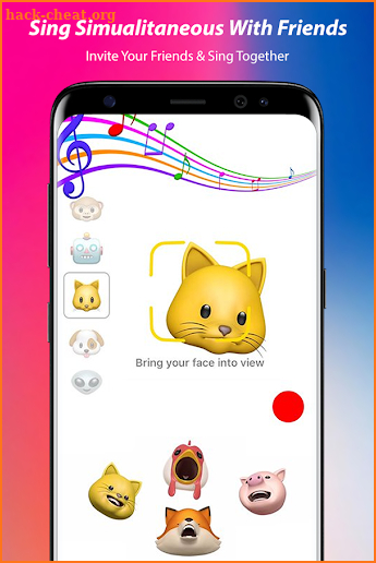 Animojis Karaoke & emojis 2018 screenshot