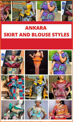 Ankara Skirt & Blouse Styles screenshot
