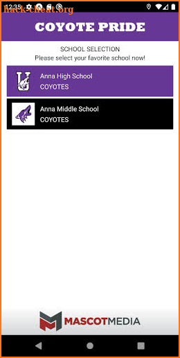 Anna Coyote Athletics screenshot