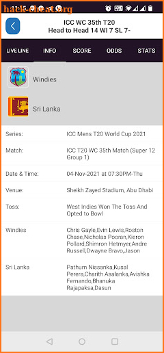 Anna Cricket Live Line screenshot