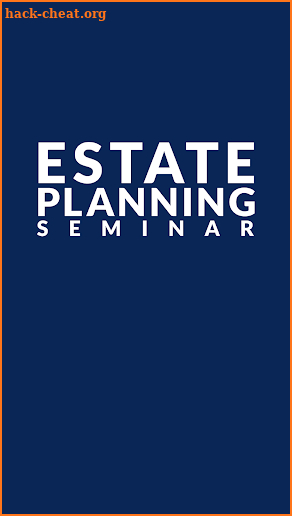 Annual Estate Planning Seminar screenshot