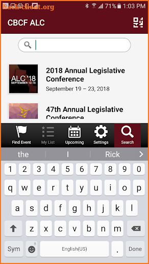 Annual Legislative Conference screenshot