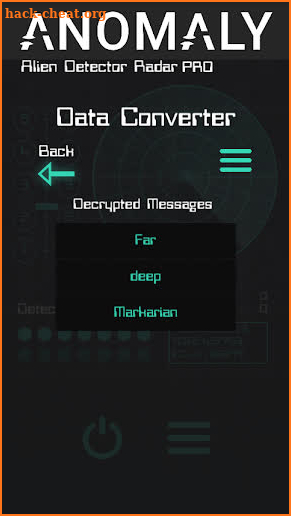 Anomaly - Alien Detector PRO screenshot