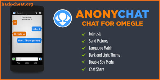AnonyChat - Chat for Omegle screenshot