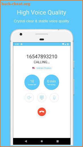 AnonymeCalls - An Anonymous globally calling App screenshot