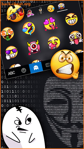 Anonymous Code Keyboard Background screenshot