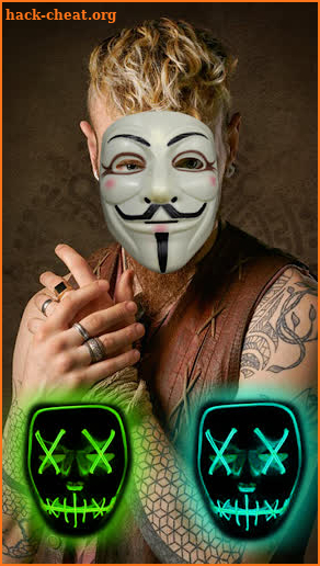 Anonymous Face Mask Photo Editor - Wallpapers screenshot