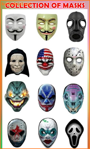 Anonymous Mask on Face camera Photo Editor screenshot