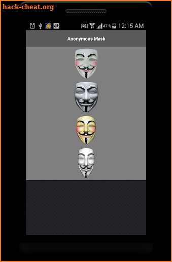 Anonymous Mask Photo Maker Cam screenshot