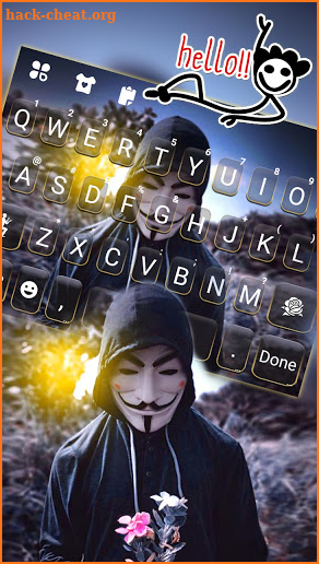Anonymous Proposal Keyboard Background screenshot