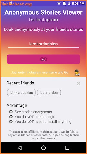 download stories anonymously