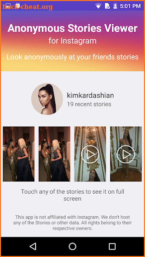 Anonymous Stories Viewer for Instagram screenshot
