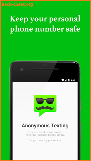 Anonymous Texting - Keep your real number private screenshot