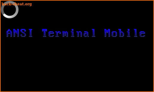 ANSI Terminal Mobile screenshot