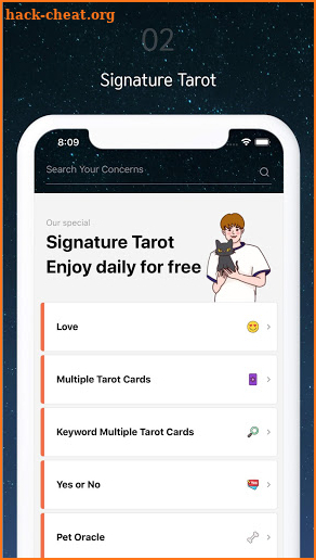 Answer Me Tarot Card Reading screenshot