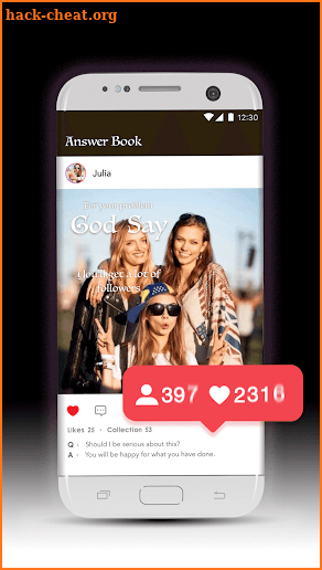 Answers for Instagram' Followers:Q&A screenshot