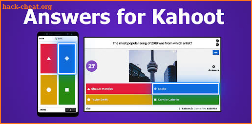 Answers for Kahoot screenshot